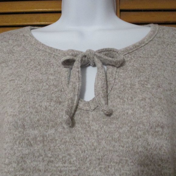New Directions TAN/CREAM poncho/sweater/loungewear soft stretchy size XL - Picture 4 of 9